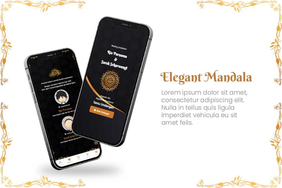 Elegant Mandala - 6 Bulan